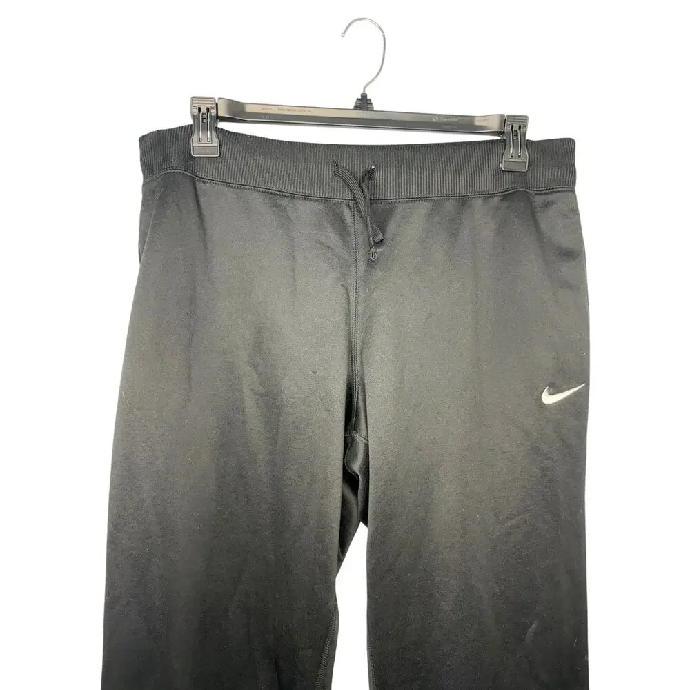 Nike Therma-Fit Pants Men's Size XL Zip Leg Black Athletic Active Drawstring